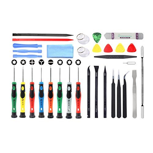 Outils de réparation JF-8136 32 en 1 avec embouts de précision pour plastique et métal