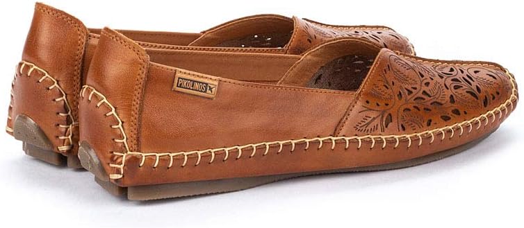 PIKOLINOS Jerez 578-4976 Women's Slip-On Moccasins - Premium Calfskin Leather - Removable Cushioned Insole, Flexible Sole, Lightweight Everyday Comfort