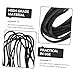 HOOTNEE Screen Spline Tool for Easy Installation Window Screen Spline Hollow Design for Flexibility and Use Black Seal Strip for Aluminum Windows