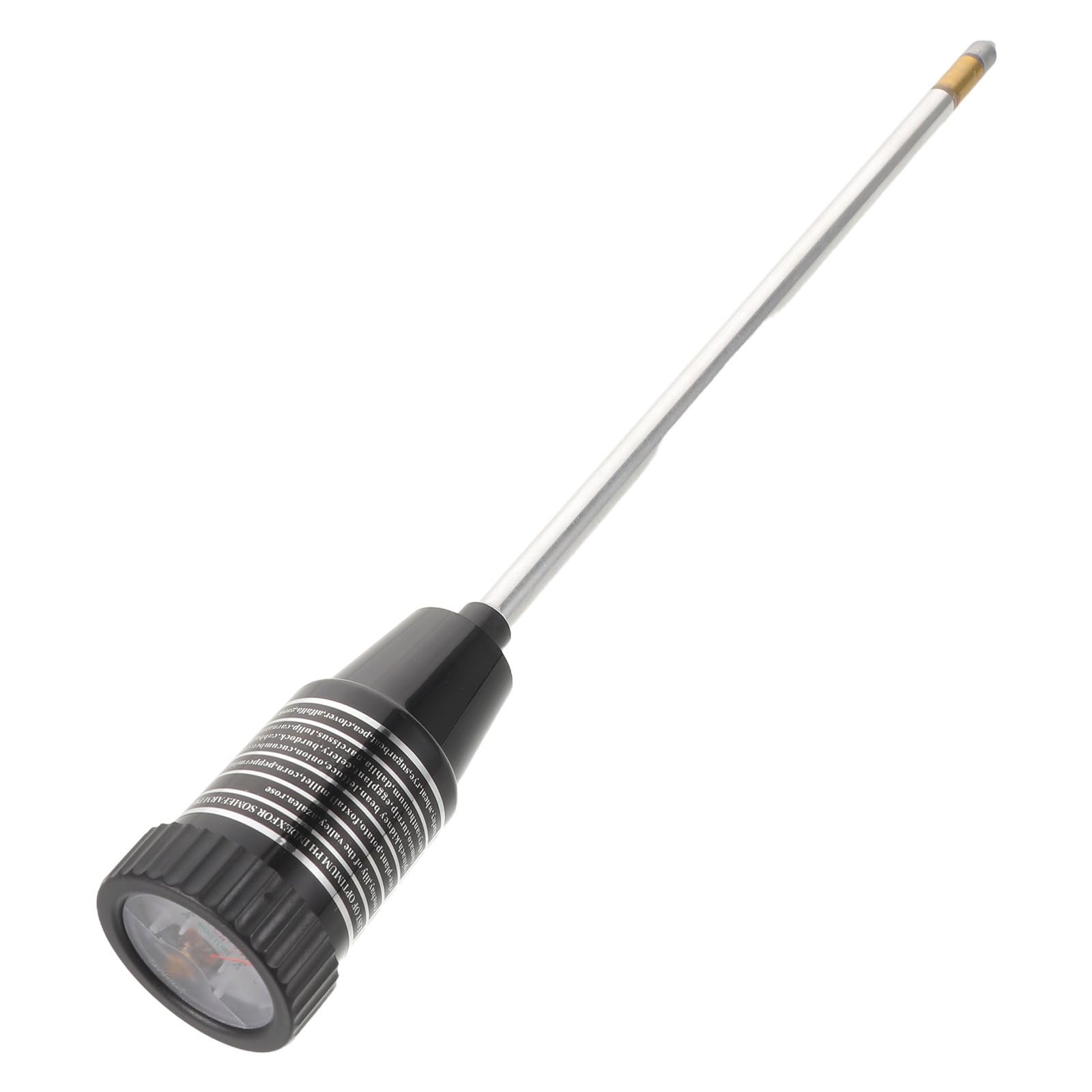 Medidor de Ph y Humedad del Suelo con Sonda de 30cm, Herramienta de Jardinería para Plantas y Cultivo en Jardín, Rápido y Preciso
