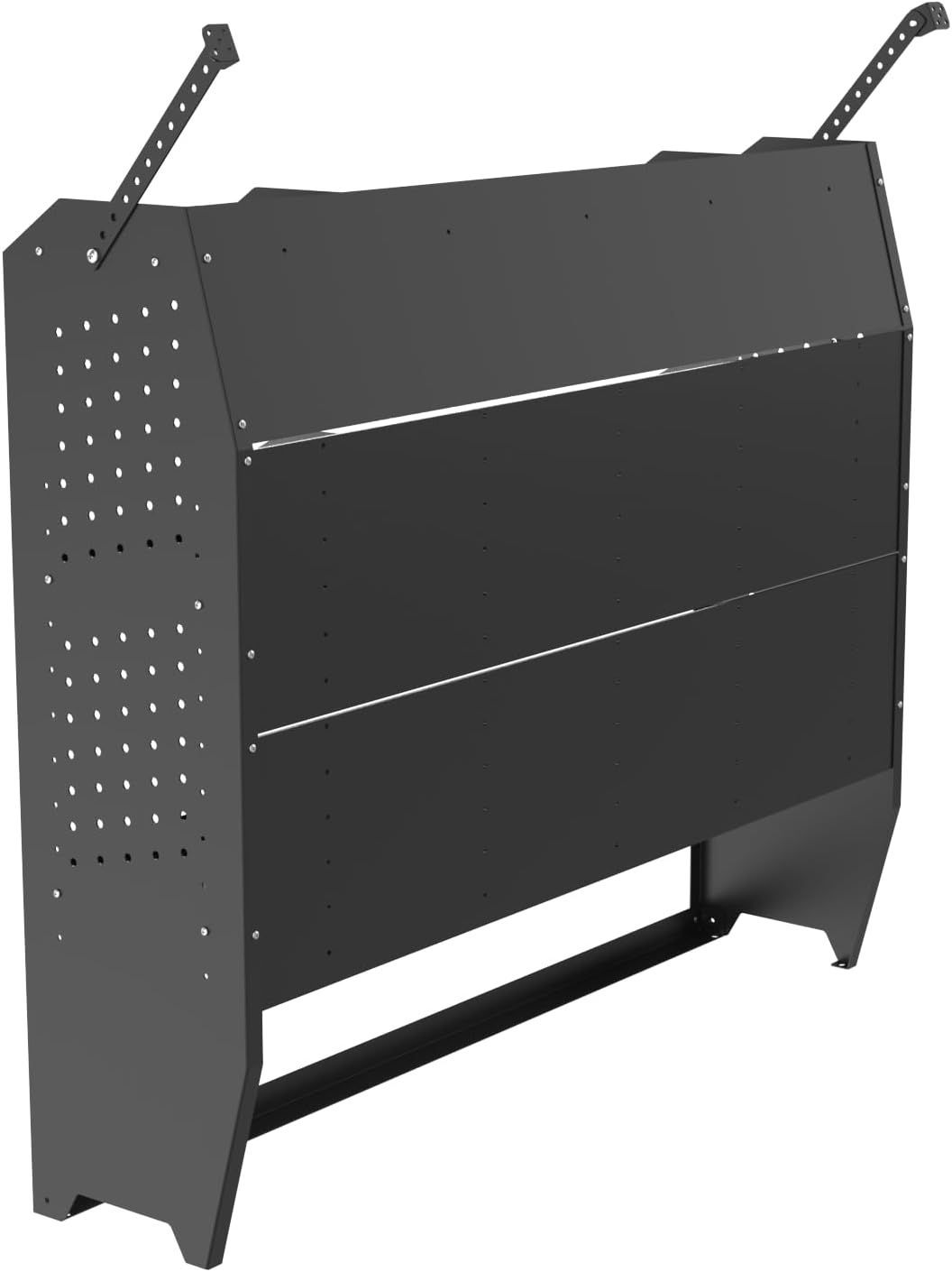 52" W x 46" H x 13" D Cargo Van Shelving Storage System Fit for Ford Transit, GMC Savana, Chevy Express, Nissan NV, Ram Promaster, Mercedes-Benz Sprinter and Metris image 4 of 12 B0CSVZSRM7