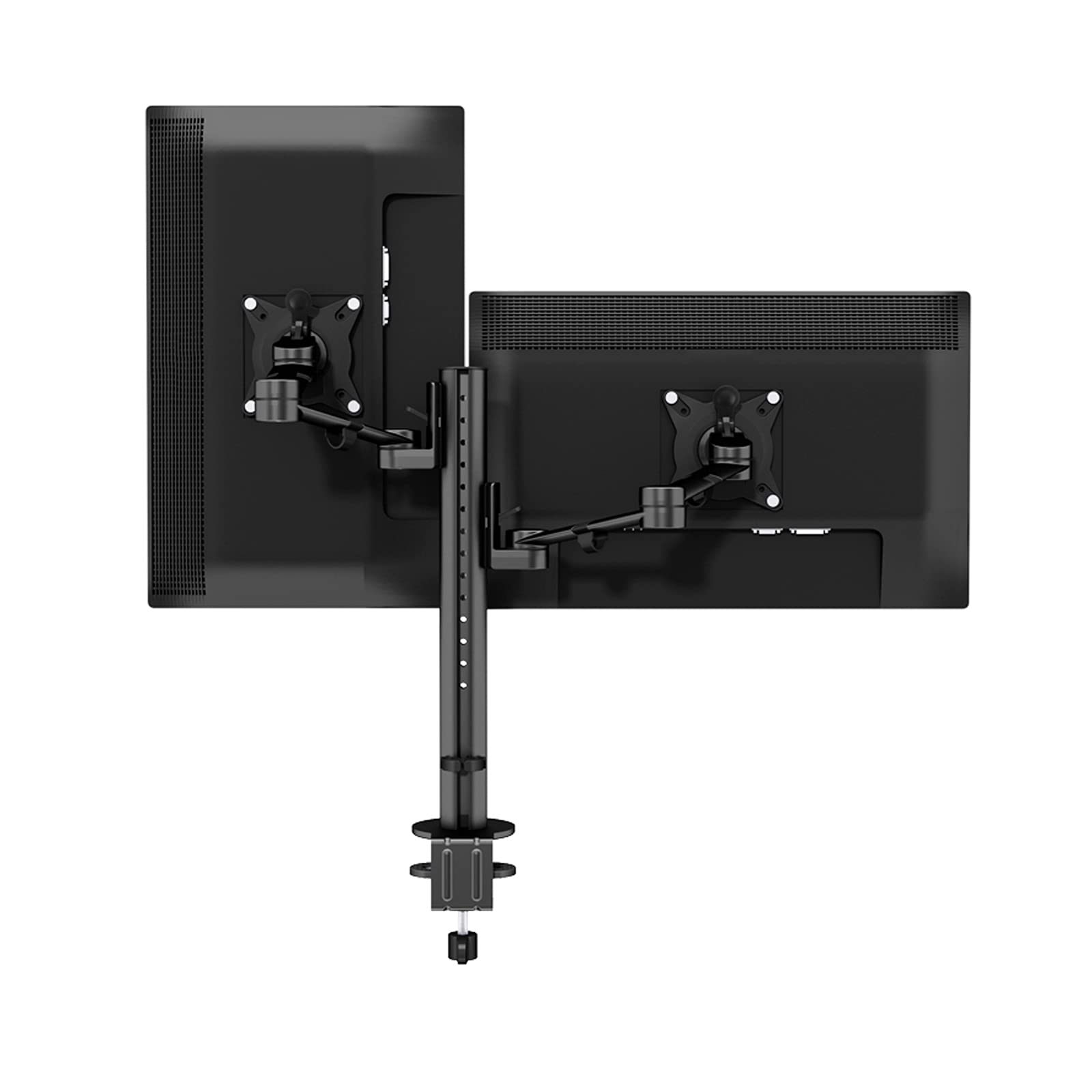 Aioneer Monitor Arm Dual Monitor Mount Arm 17"-30" Aluminum Alloy Monitor Desk Mount Height/Tilt/Rotation Adjustable Monitor Stand, Each Arm Holds Up To 17.6 Lbs Monitor Mount Ar