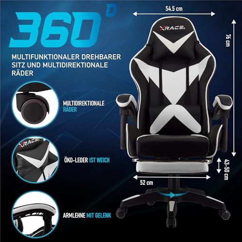 Gaming-Stuhl bis 100 Euro – Ergonomischer Bürostuhl mit Lendenstütze