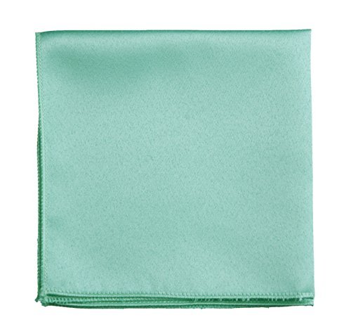 Tuxgear Mens Pocket Square Handkerchief In Solid Colors Fit All, Mint (Mint) #TOP14