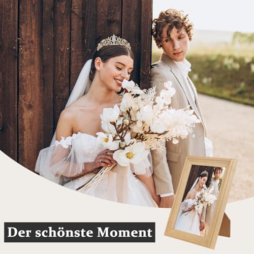 Tiara Kristallkrone Gold, Strass Krone Damen mit Kristallen, Leichte Brautkrone Diadem für Hochzeit Abschlussball Geburtstag, Prinzessin Haarschmuck Geschenk