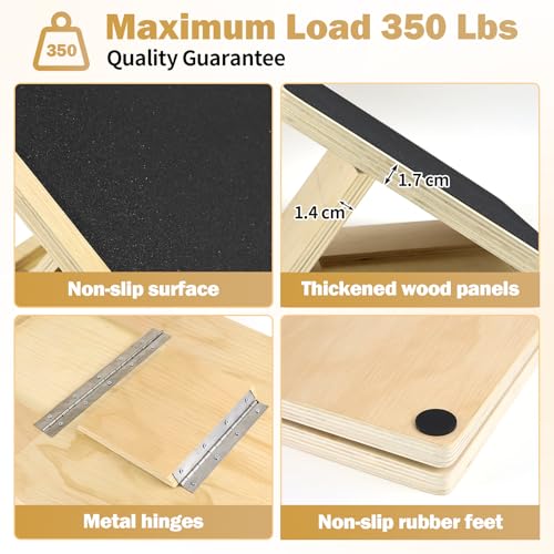 Megydok Slant Board for Calf Stretching and Exercise with Training Poster by Megydok - Used condition - Image 5