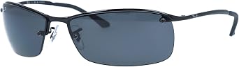 Ray-Ban Sunglasses Polarized Sunglasses RB3183 002/81 63 63 Size Square Unisex Men Women Parallel Import