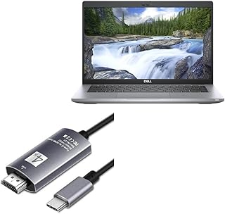 BoxWave Cable Compatible with Dell Latitude 5420 - SmartDisplay Cable - USB Type-C to HDMI (6 ft), USB C/HDMI Cable - Jet Black