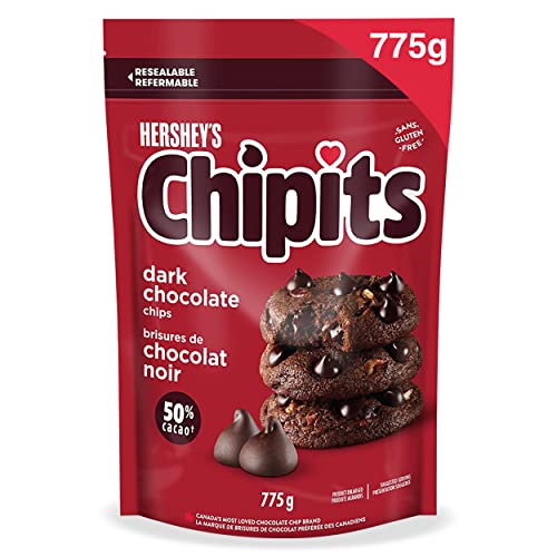 CHIPITS Chocolate Chips for Baking, Baking Ingredients, Baking Chocolate, Dark Chocolate, 775 grams