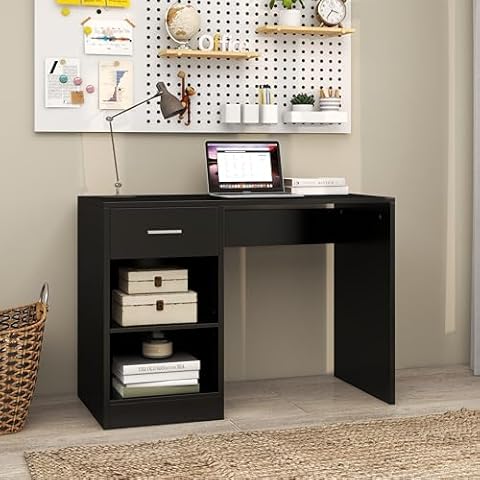 Panana Modern Office Desk with Storage Cover