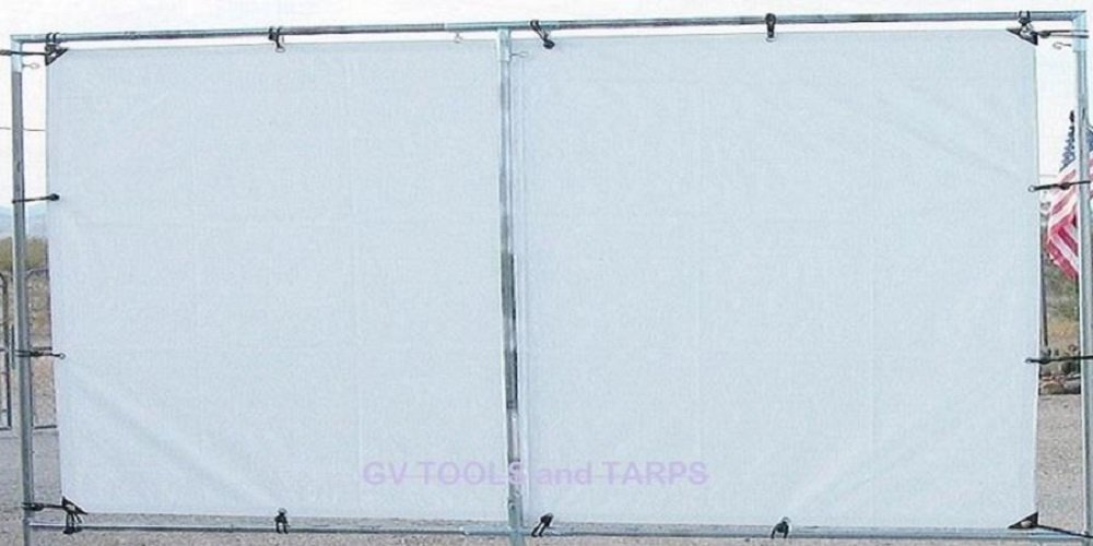 10' x 16' Outdoor Hanging Home Theater Portable Projection Movie Screen Kit 1