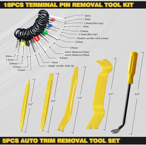 AWBLIN 101PCS Automotive Test Light Probe Kit 3-72V DC - image 7