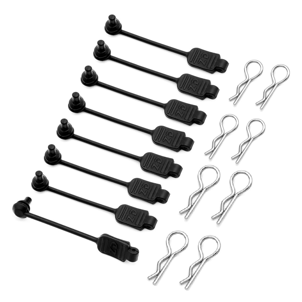 Clips Para Carrocería De Coche RC Con Lengüeta De Tracción Para