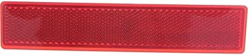 I-Match Auto Parts Rear Left Driver Side Back Bumper Cover Reflector Insert Lamp Marker Light Red Lens For 2017-2025 Honda Ridgeline 2006-2008 Pilot 33555S9VA11 HO1184102