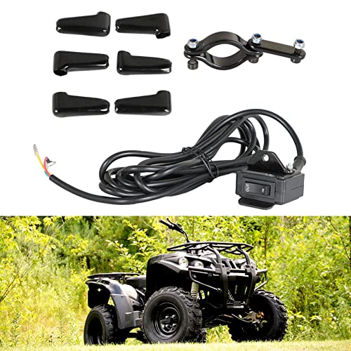 Interruptor de pulgar rocker 12V para winch con soporte miniatura 1
