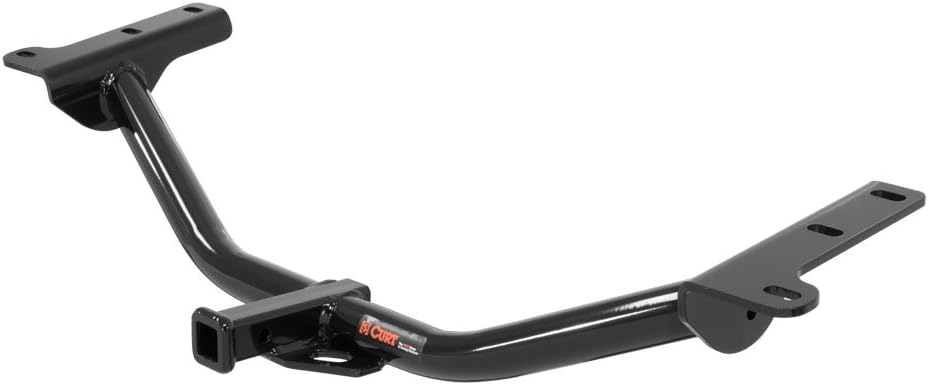 Curt 12134 56109 Trailer Hitch Bundle with Wiring fits 2012 2020 Journey Without LED Tail Lights | Plug & Play Connectors | Gloss Black Powder Coat Finish