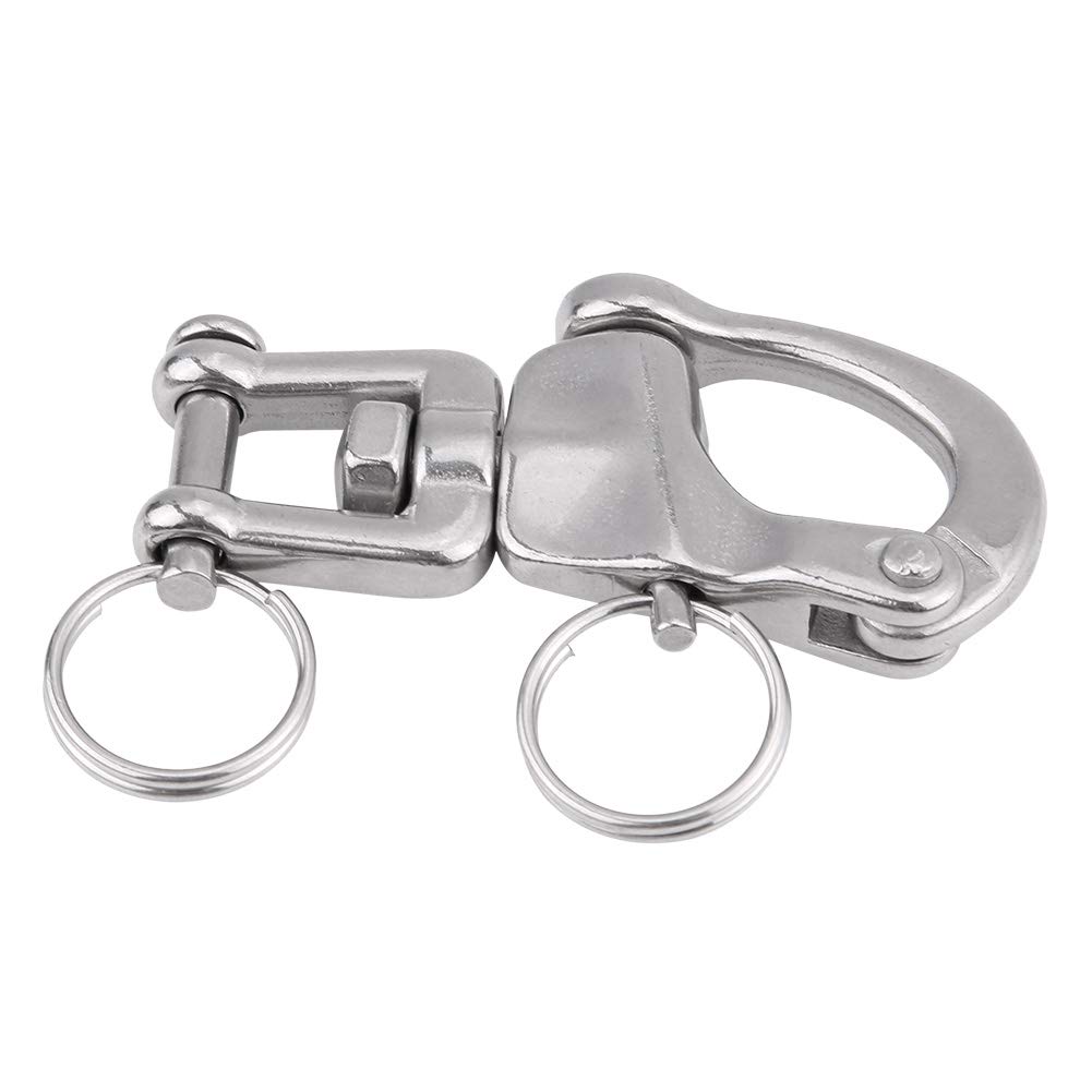 Moschettone girevole a sgancio rapido moschettone a vela per barca Spinnaker Halyard acciaio inossidabile 316(70mm)