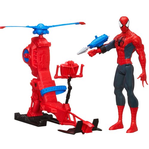 Spiderman helicóptero titan con rotor giratorio manual Hasbro A6747E27 2