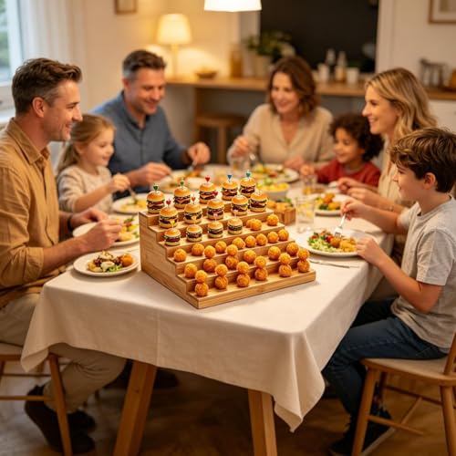 Présentoir de fête contre le manque de place pour vos amuse-gueules