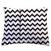 SheetWorld Toddler Pillow Case, 100% Cotton Woven 13 x 17, Brown Chevron Zigzag, Made in USA