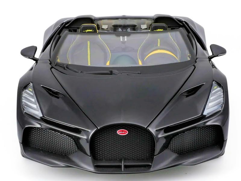 Topspeed 1:18 Bugatti W16 Mistral – Modèle Résine Noir, Neuf, Cadeau