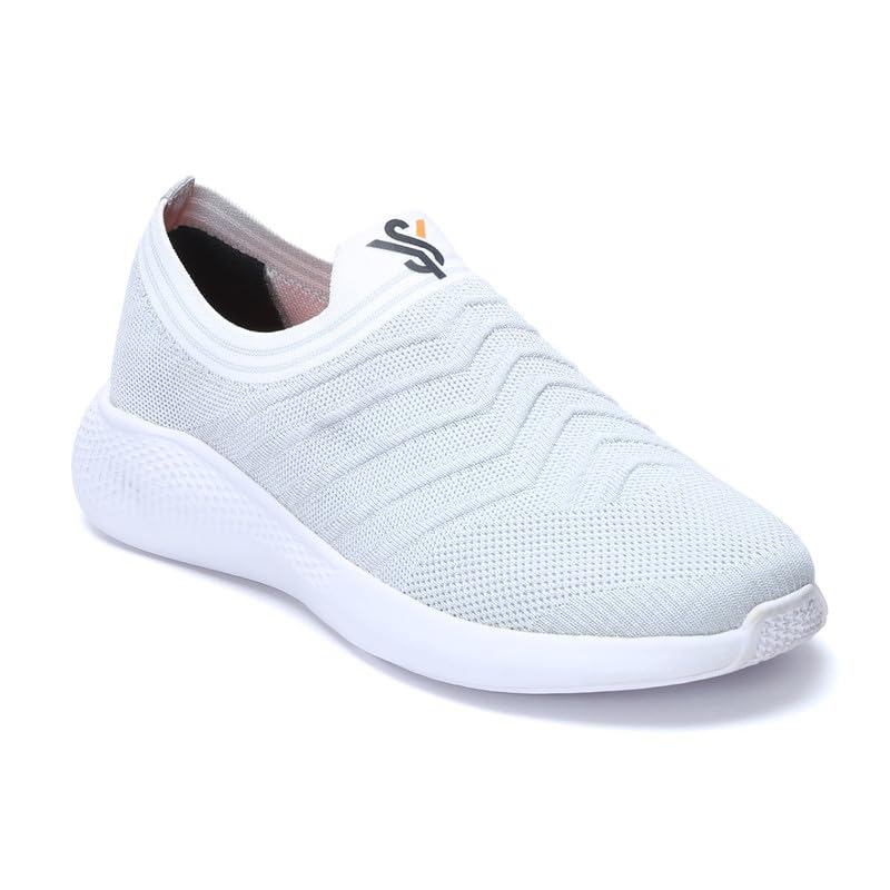 SPOTIFY Sports Shoes for Men | Lightweight and Comfortable | Sports Shoes | Running, Cycling, Gym | Ideal for Gents & Boys White (B0CWRW96L6) Amazon Price History, Amazon Price Tracker