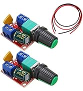 Youmile 2PACK 5A Motor Speed Controller module Mini DC Motor PWM Speed Controller switch control ...