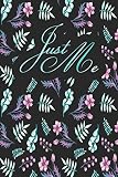 Just Me: Schwarze Seiten Bullet Planer Notizbuch für Kreative & Hand Lettering I Schwarzes Papier Punkte Raster I Für Gel Stifte I Mehr Struktur, ... I Wochen- & Tagesplanung I Geschenkidee