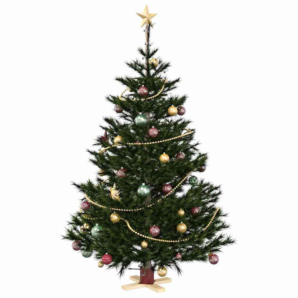 Soporte Arbol Navidad Pino Macizo 1.73 Rojo