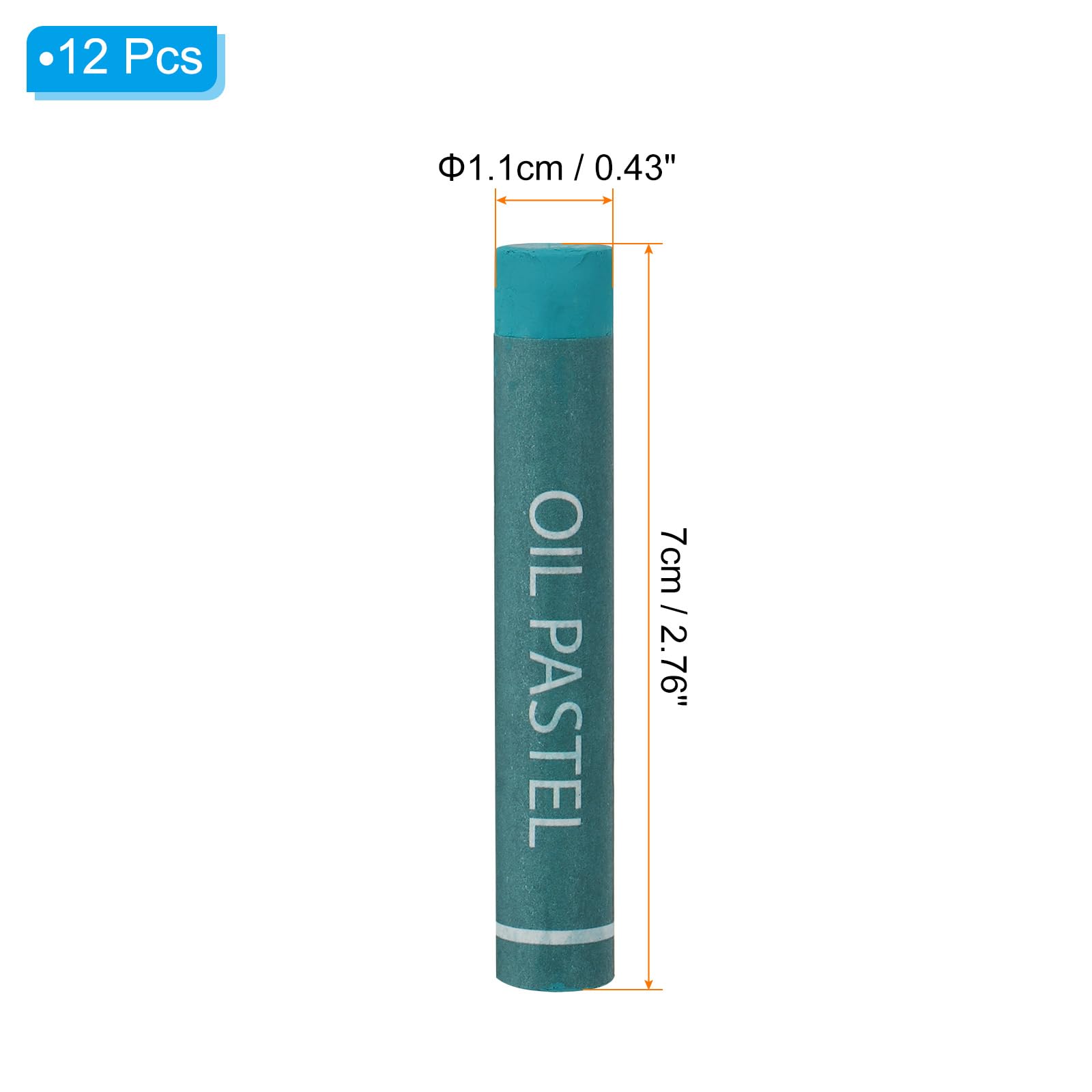 PATIKIL Blue Green Oil Pastels - Image 2