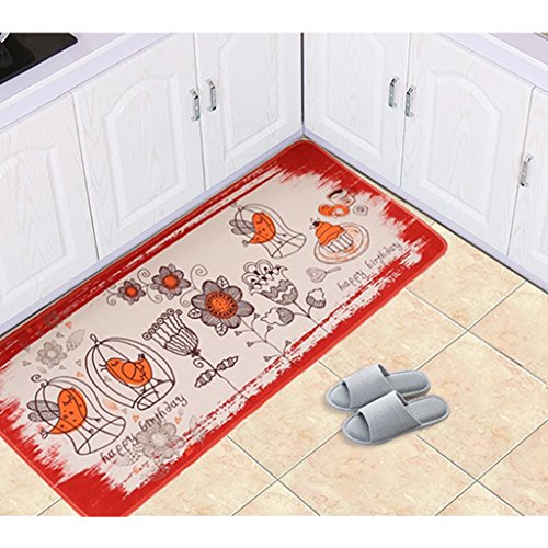 ZSZBACE Alfombra de la Cocina, Alfombra Casera Cómoda del área, Felp