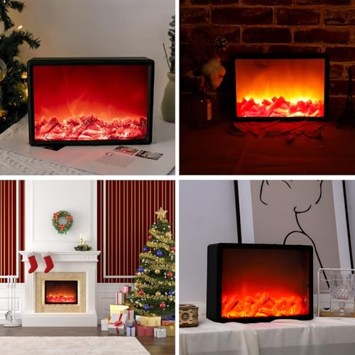 Lampe de cheminée LED sans chauffage pour sécuriser votre décoration intérieure