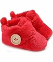 Ykey Baby Shoes (Baby Booties) | Boots For Little Kids | Soft Velvet | Red Color | For 9 Months To 12 Months gallery image