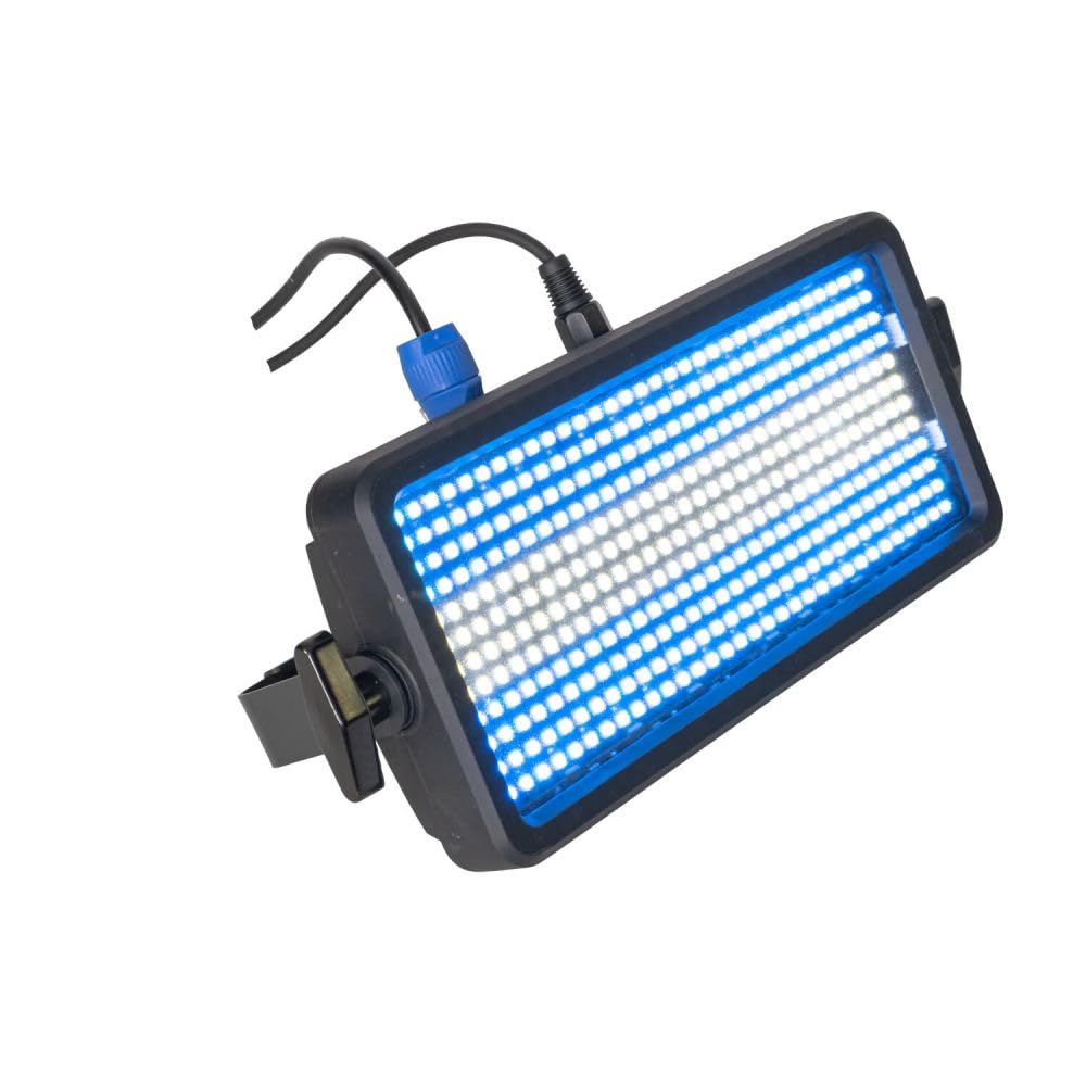 IBIZA Flash stroboscopique LED RGBW - Effet stroboscopique - Lumière disco - Effet DMX