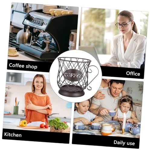 Porte-capsules de café pour dosettes expresso et rangement multifonction
