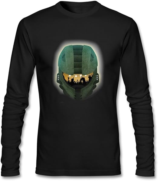 Amazon.com: Halo Party Army T Shirt Men O Neck T Shirt Funny Long Sleeve Tee Top : Clothing 