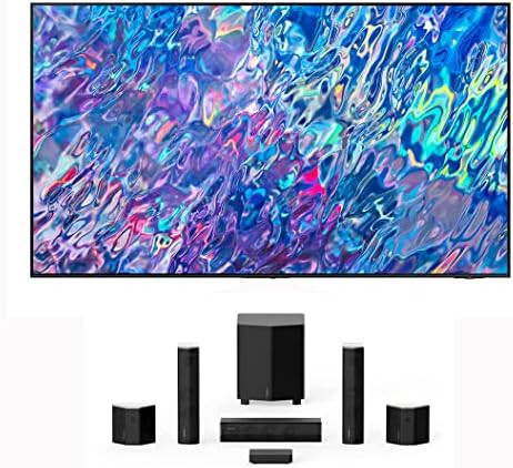 Samsung QN75QN85BAFXZA 75″ 4K Neo QLED UHD Smart TV in Titan Black with Enclave EA-200-HTIB-US CineHome II CineHub Edition 5.1Ch Speakers (2022)