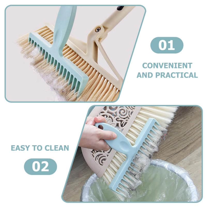 Amosfun 3pcs Broom Carpet Rakes Hair Remover miniatura 3