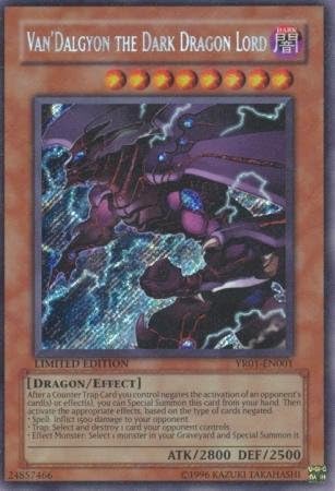 Yu-Gi-Oh! - Van'Dalgyon The Dark Dragon Lord (YR01-EN001) - Yu-Gi-Oh! R Comic Book Promos - Promo Edition - Secret Rare