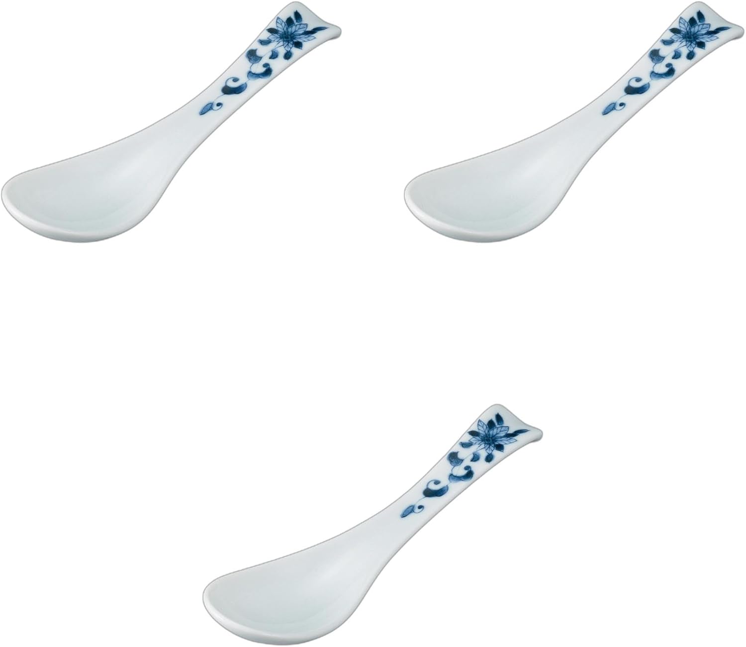 Set of 3 Chrysanthemum Arabesque Renge [6.7 inches (17 cm) | Renge Porcelain Setomonohonpo
