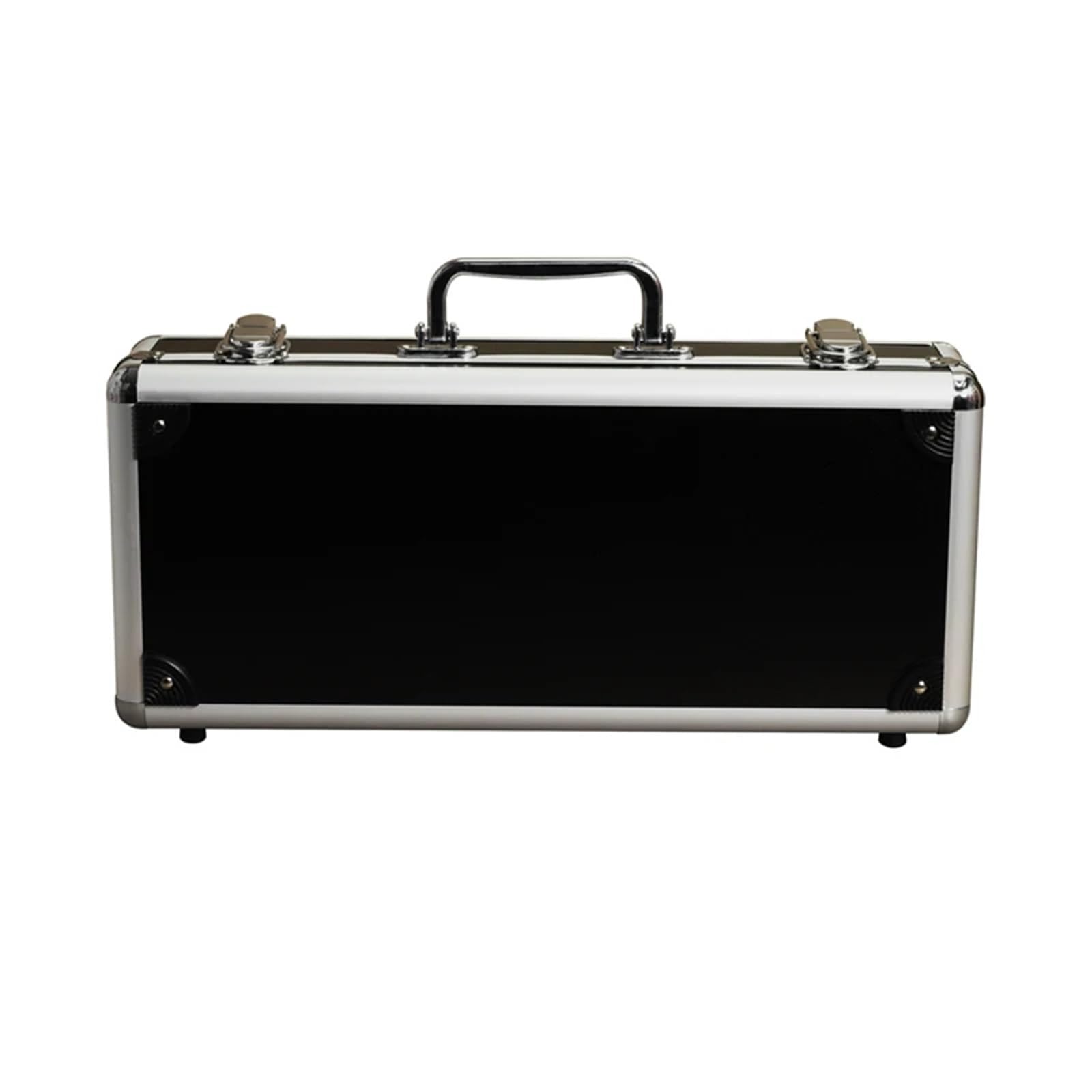 Borsa per Pedali per Chitarra Pedaliera for Chitarra in Grado di ospitare 5 Mini Pedali Custodia in Lega di Alluminio con Supporto in Schiuma Rigida all'Interno per Effetti E Pedaliere