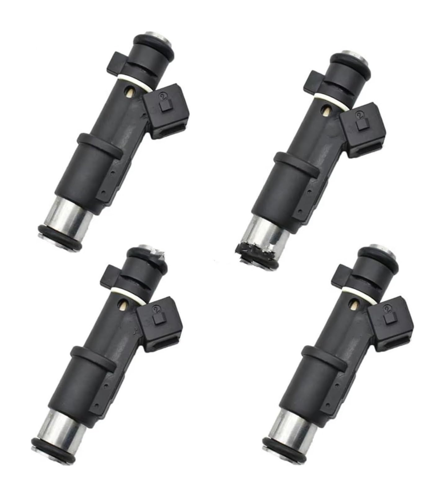 Qwqwfa One Color Petrol Fuel Injector For Peugeot 206 307 406 2.0 4X Fuel Injectors Oem 1984E2 01F003a Exhaust