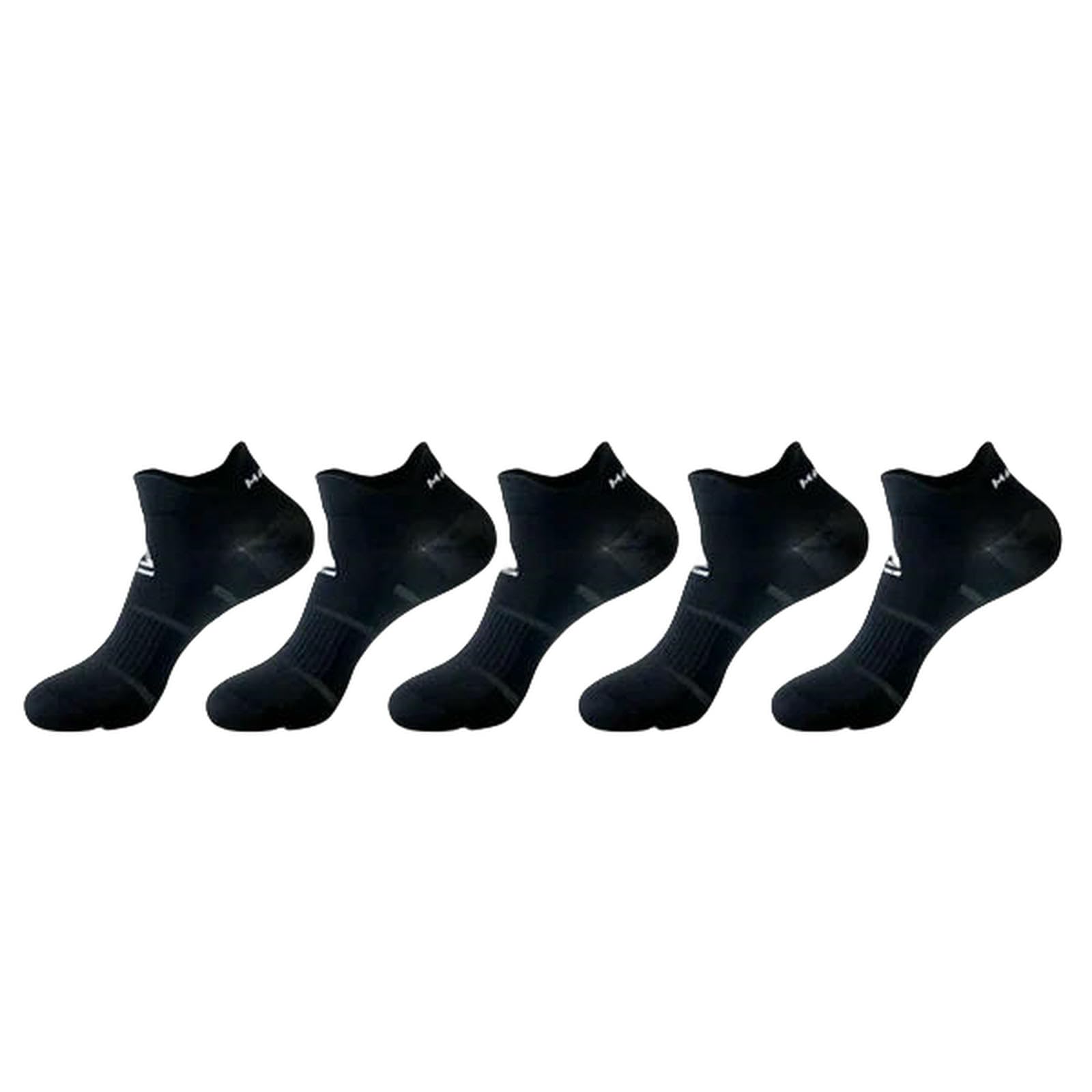 Chaussette 5 Paires Homme Sport Chaussettes en Nylon Compression Sueur