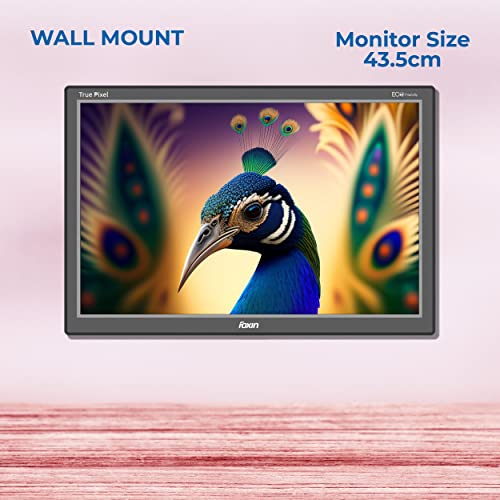 Image of FOXIN FM 1750 Crystal WD 17.5 inch LED Full HD Resolution - HDMI + VGA Port, True Pixel & Eco Friendly BIS Approved LED Computer Monitor with Wall mounting Option | 365 Days Warranty