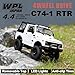 Skymaker WPL C74-1 Suzuki Jimny 1/10 Outdoor Remote Controlled Car 4WD Four Wheel Drive RC Car Rock Crawling Crawler for All Terriens Off-Road Driving