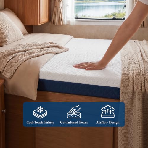 6 Inch RV Bunk Mattress with Gel Foam