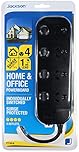 Jackson 4 Way Individually Switched Surge Protected Powerboard
