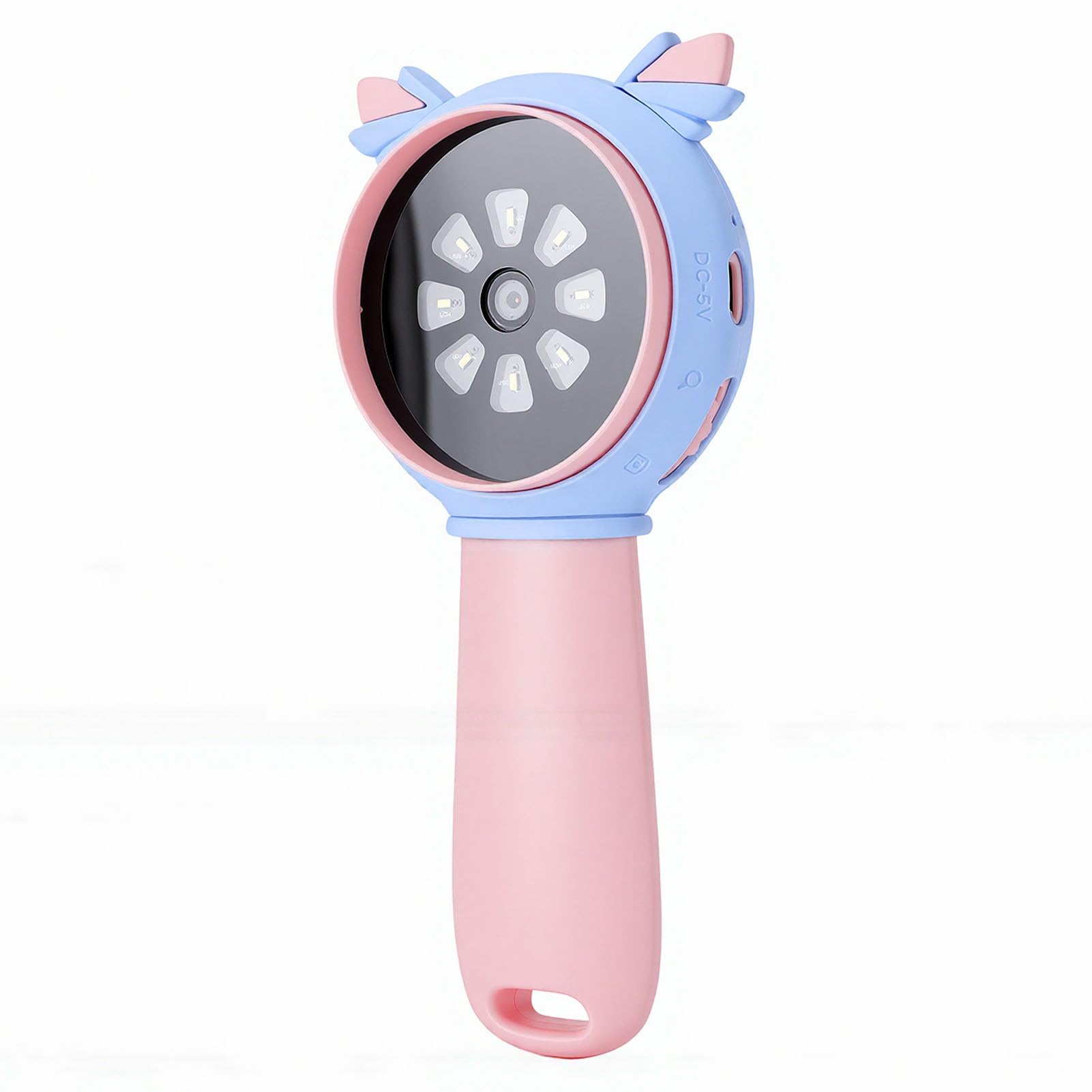 Cocoarm Digitales Kindermikroskop, ABS-Handmikroskop mit 2-Zoll-Bildschirm, 1000-facher Vergrößerung, 8 LED-Leuchten, Foto-Videoaufzeichnung für Im Freien, Lernen und Heimstudium (PINK)