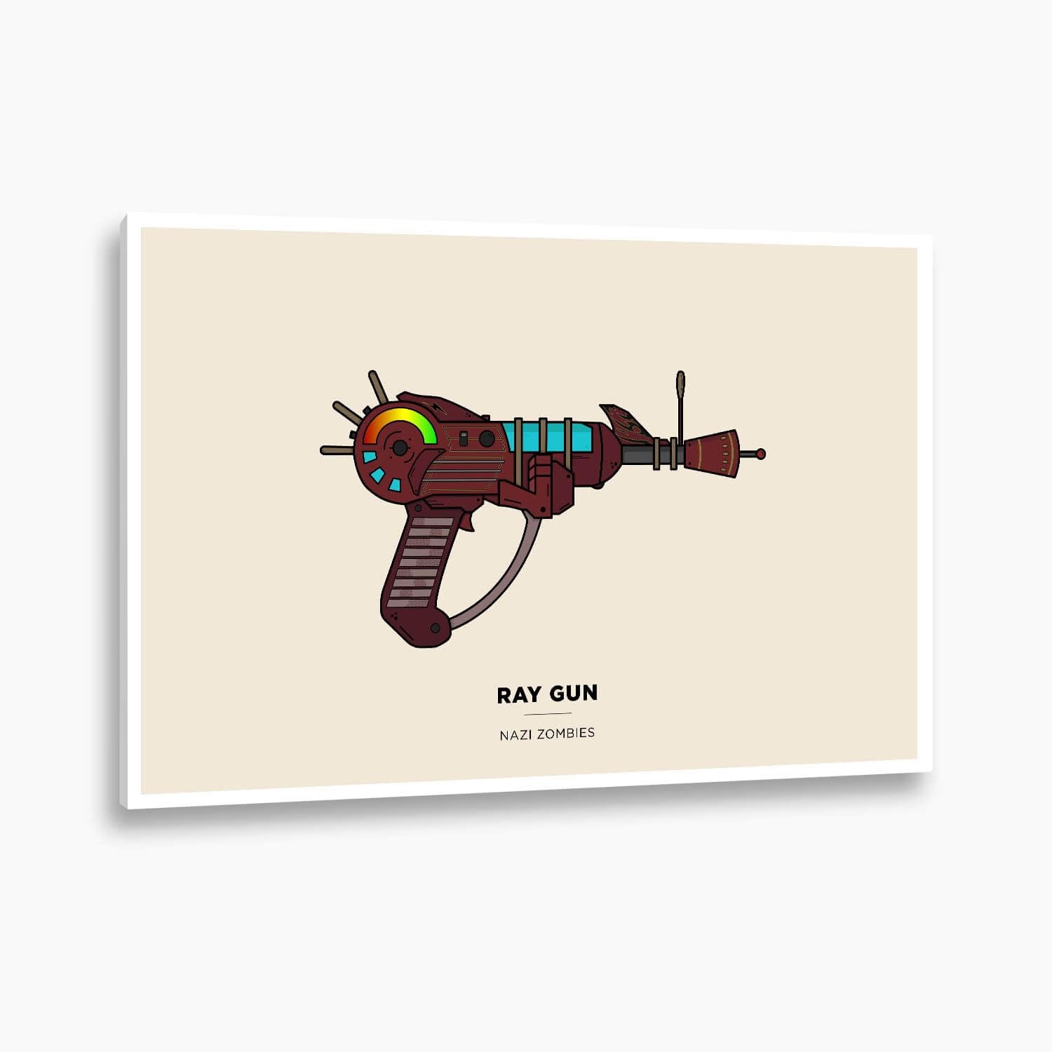 Amazon.com: SnooozeWorks Ray Gun Illustration Poster, Unframed