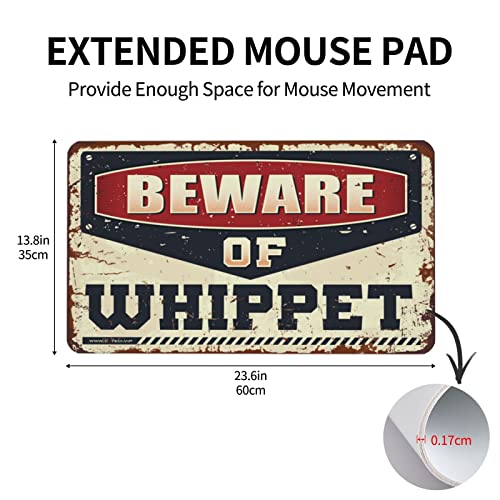 This is Fine Mouse Pad tapis de souris drôle Whippet grand format